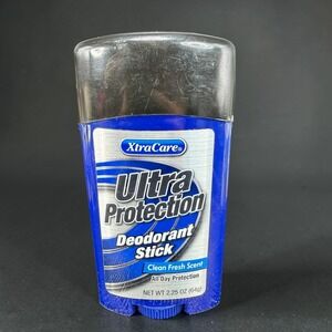 XtraCare Ultra Protection Deodorant Stick Clean Fresh Scent 2.25 Oz Blue 64g